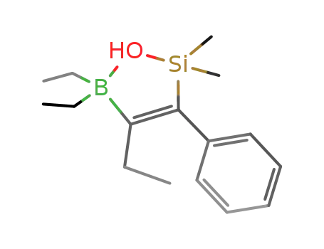 Molecular Structure of 132126-10-4 (4,5,5-triethyl-2,5-dihydro-2,2-dimethyl-3-phenyl-1,2,5-oxoniasilaboratole)