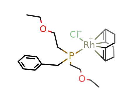 bis[benzylbis(2-ethoxyethyl)phosphine]chloro(1,5-cyclooctadiene)rhodium(I)