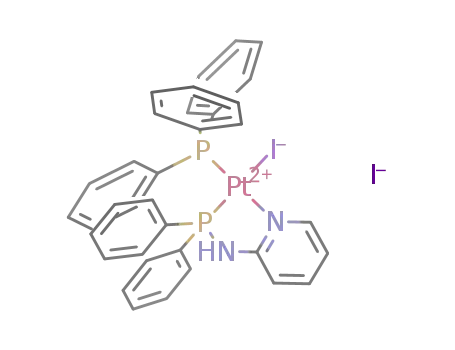 cis-[PtI(2-(diphenylphosphinoamino)pyridine-P,N)(PPh<sub>3</sub>)]I