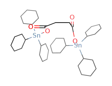 Molecular Structure of 13137-53-6 (2,7-Dioxa-1,8-distannaoctane, 1,1,1,8,8,8-hexacyclohexyl-3,6-dioxo-)