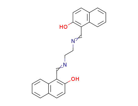 Molecular Structure of 33206-56-3 (2-Naphthalenol, 1,1'-[1,2-ethanediylbis(nitrilomethylidyne)]bis-)