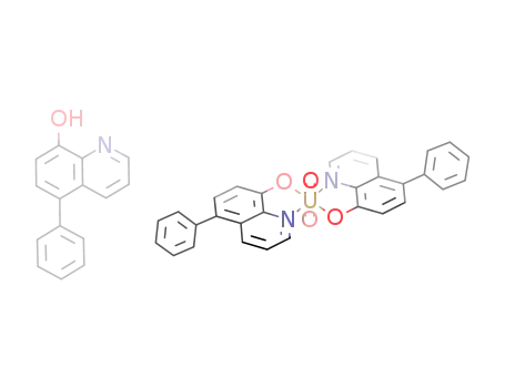 UO<sub>2</sub>(C<sub>15</sub>H<sub>10</sub>NO)2*C<sub>15</sub>H<sub>11</sub>NO