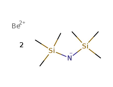 Molecular Structure of 25733-02-2 (Silanamine, 1,1,1-trimethyl-N-(trimethylsilyl)-, beryllium salt)