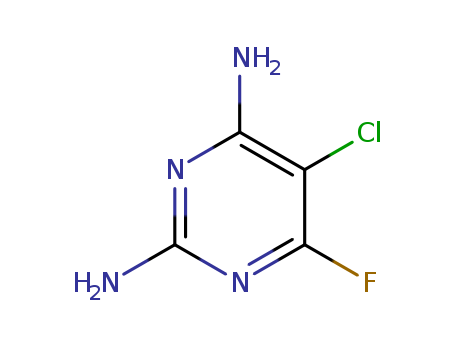 2,4-diamino-5-chloro-6-fluoropyrimidine