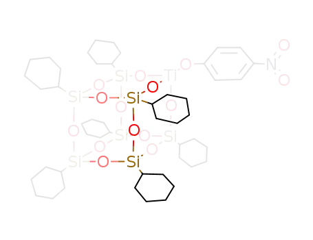 Ti(OC<sub>6</sub>H<sub>4</sub>NO<sub>2</sub>)((C<sub>6</sub>H<sub>11</sub>)7Si<sub>7</sub>O<sub>12</sub>)