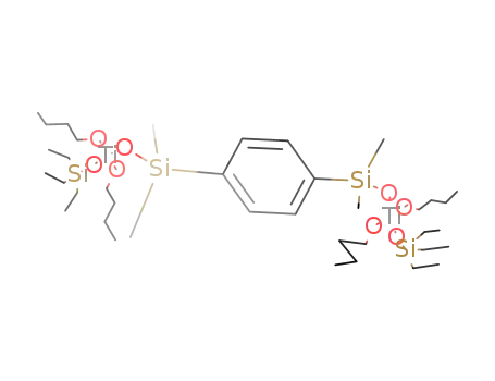 1,4-bis(triethylsiloxydibutoxytitanoxydimethylsilyl)benzene