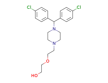 2-(2-(4-(bis(4-chlorophenyl)methyl)piperazin-1-yl)ethoxy)ethanol