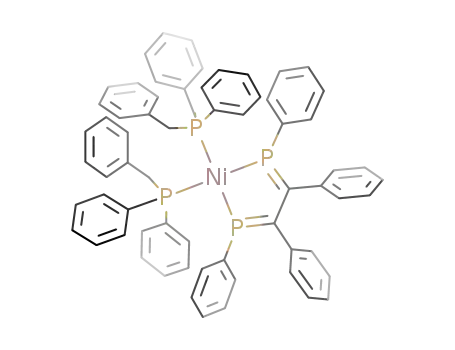 Ni(C<sub>2</sub>(C<sub>6</sub>H<sub>5</sub>)4P<sub>2</sub>)(P(C<sub>6</sub>H<sub>5</sub>)(CH<sub>2</sub>C<sub>6</sub>H<sub>5</sub>)2)2