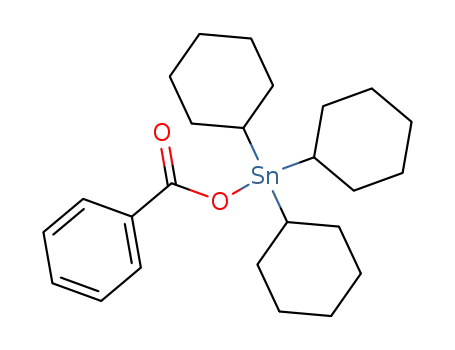 Molecular Structure of 32261-37-3 (Stannane, (benzoyloxy)tricyclohexyl-)