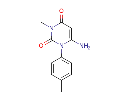 Molecular Structure of 53681-52-0 (6-aMino-3-Methyl-1-(4-Methylphenyl)-1,2,3,4-
tetrahydropyriMidine-2,4-dione)