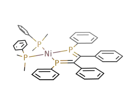 Ni(C<sub>2</sub>(C<sub>6</sub>H<sub>5</sub>)4P<sub>2</sub>)(P(C<sub>6</sub>H<sub>5</sub>)(CH<sub>3</sub>)2)2