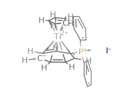 [titanium(II)(η5-cyclopentadienyl)(η7-C7H6PPh2CH3)]I