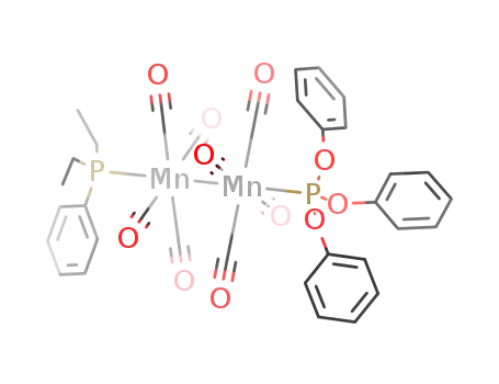 Mn<sub>2</sub>(CO)8(diethylphenylphosphine)(triphenyl phosphite)
