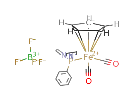dicarbonyl-cyclopentadienyl-(phenyl(dipyrrolidinyl)phosphine)iron tetrafluoroborate