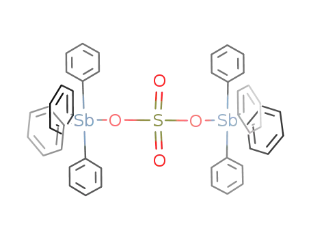 Molecular Structure of 3223-05-0 (Stibonium, tetraphenyl-, sulfate (2:1))
