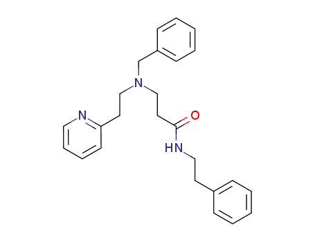 3-<N-Benzyl-N-2-(2-pyridyl)ethylamino>-N'-(2-phenylethyl)propanamide