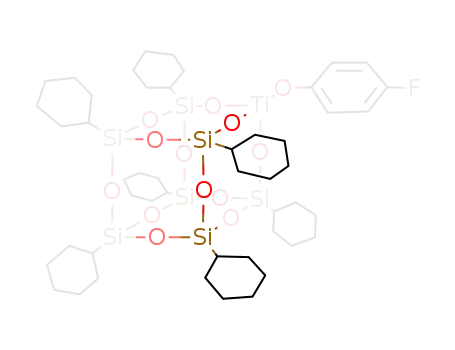 Ti(OC<sub>6</sub>H<sub>4</sub>F)((C<sub>6</sub>H<sub>11</sub>)7Si<sub>7</sub>O<sub>12</sub>)