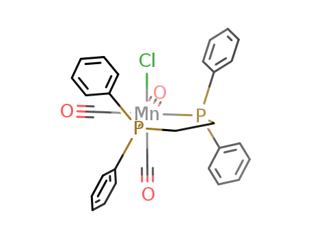 Molecular Structure of 49695-20-7 ((CO)3(1,2-bis(diphenylphosphino)ethane)MnCl)