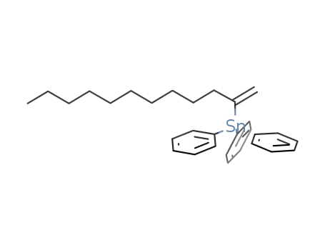 Molecular Structure of 104849-57-2 (Stannane, (1-methyleneundecyl)triphenyl-)
