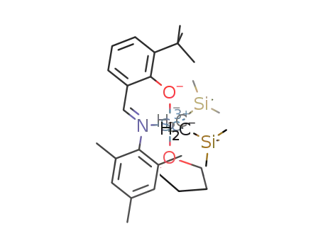 [Sc(N-(3-tert-butyl-2-oxy)benzylidene(2,4,6-trimethyl)aniline)(THF)(CH<sub>2</sub>Si(CH<sub>3</sub>)3)2]