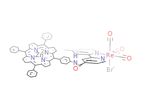 Zn(C<sub>56</sub>H<sub>37</sub>N<sub>7</sub>O)ReBr(CO)3