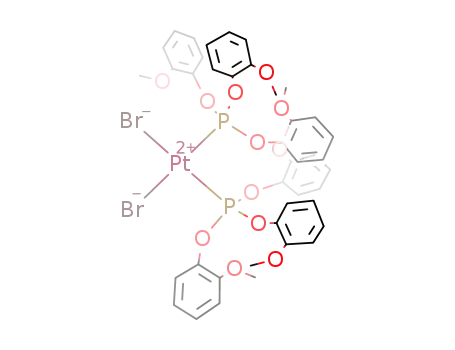 Molecular Structure of 176510-13-7 ([PtBr<sub>2</sub>(P(OC<sub>6</sub>H<sub>4</sub>OCH<sub>3</sub>)3)2])
