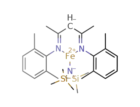 ((CH<sub>3</sub>)2C<sub>6</sub>H<sub>3</sub>NCCH<sub>3</sub>)2CHFeN(Si(CH<sub>3</sub>)3)2