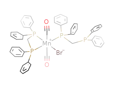 trans-[Mn(CO)2(η(1)-Ph2PCH2PPh2)(η(2)-Ph2PCH2PPh2)Br]
