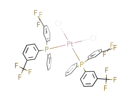 cis-dichlorobis{phenylbis(3-(trifluoromethyl)phenyl)phosphane}platinum(II)