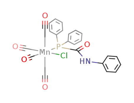 cis-tetracarbonyl-(diphenylphosphino-N-phenylformamide-P)manganesechloride