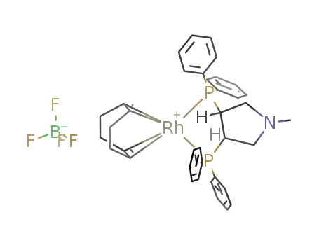 (1,5-Cyclooctadiene)[(3R,4R)-3,4-bis(diphenylphosphino)-1-methylpyrrolidine]rhodium Tetrafluoroborate