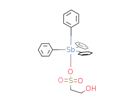 (C<sub>6</sub>H<sub>5</sub>)4SbO<sub>3</sub>SCH<sub>2</sub>CH<sub>2</sub>OH