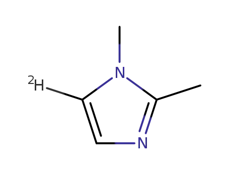 Molecular Structure of 86051-76-5 (5-deuterio-1,2-dimethyl-1H-imidazole)