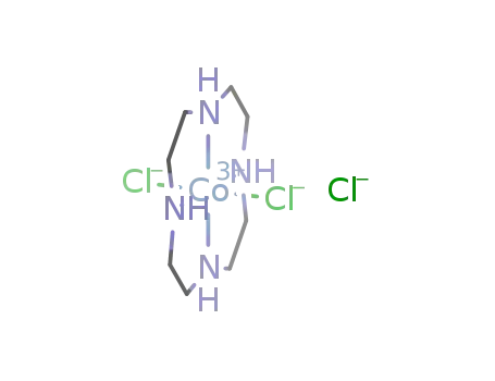 Molecular Structure of 15654-20-3 ([Co(1,4,7,10-tetraazacyclododecane)Cl<sub>2</sub>]Cl)