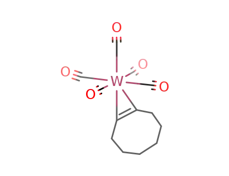 Molecular Structure of 147650-86-0 (Tungsten, pentacarbonyl[(1,2-h)-cyclooctene]-, (Z)-)