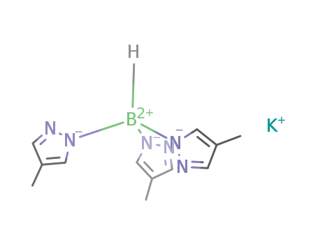 Molecular Structure of 180310-44-5 (potassium hydridotris(1H-4-methyl-pyrazol-1-yl)borate)