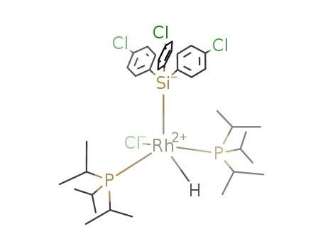 Rh(H)(Cl)(P(iPr)3)2(Si(C<sub>6</sub>H<sub>4</sub>Cl-p)3)