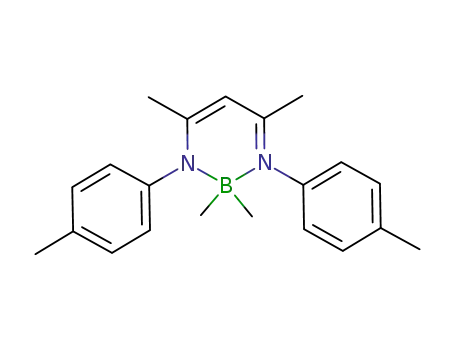 (p-tolyl-N-C(Me)=CH-C(Me)=N-p-tolyl)B(Me)2