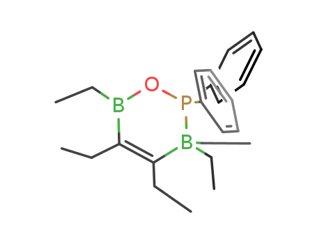 3,3,4,5,6-pentaethyl-2,2-diphenyl-1-oxa-2-phosphonia-6-bora-3-borata-4-cyclohexene