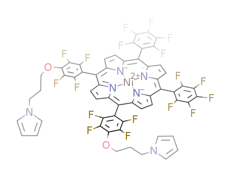 Ni(C<sub>20</sub>H<sub>8</sub>N<sub>4</sub>(C<sub>6</sub>F<sub>4</sub>O(CH<sub>2</sub>)3NC<sub>4</sub>H<sub>4</sub>)2(C<sub>6</sub>F<sub>5</sub>)2)