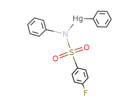 Molecular Structure of 106914-80-1 (N-phenylmercuro-4-fluorobenzenesulfonanilide)