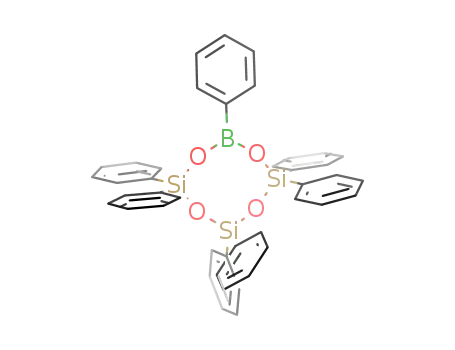 1,3,5,7-Tetraoxa-2,4,6-trisila-8-boracyclooctane,
2,2,4,4,6,6,8-heptaphenyl-