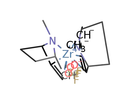 bis(tropidinyl)(trifluoromethanesulfonato)methylzirconium