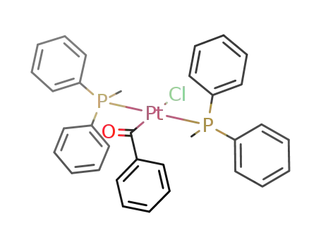 trans-benzoylchlorobis(methyldiphenylphosphine)platinum(II)