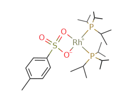 <Rh<η<sup>2</sup>-O2S(O)C6H4Me-p>(iPr3P)2>