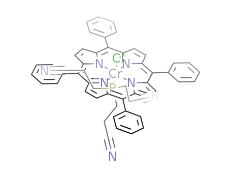 (P(CH<sub>2</sub>CH<sub>2</sub>CN)3)Cr(C(C<sub>6</sub>H<sub>5</sub>)C<sub>4</sub>H<sub>2</sub>NC(C<sub>6</sub>H<sub>5</sub>)C<sub>4</sub>H<sub>2</sub>N)2Cl