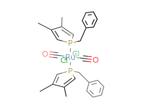 trans-dichlorodicarbonylbis(1-benzyl-3,4-dimethylphosphole)ruthenium(II)