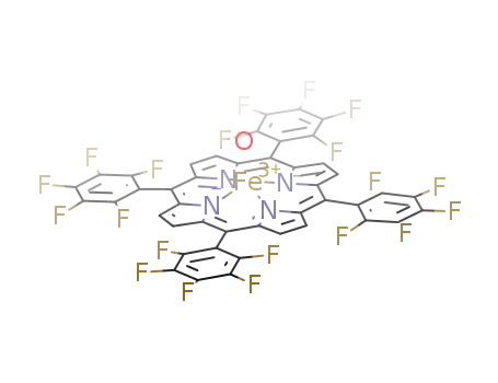 [Fe(IV)(meso-tetrakis(pentafluorophenyl)porphinato)(1+.)O]