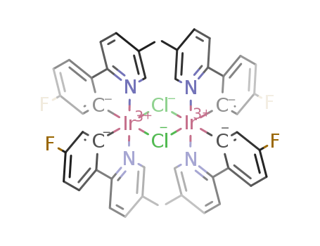 bis-(μ)-chloro-tetrakis(5-methyl-2-(4-fluorophenyl)-pyridinato-C<sup>2</sup>,N)-diiridium(III)