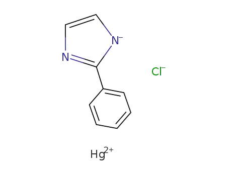 Molecular Structure of 80345-89-7 ((1-chloromercury)-2-phenylimidazole)